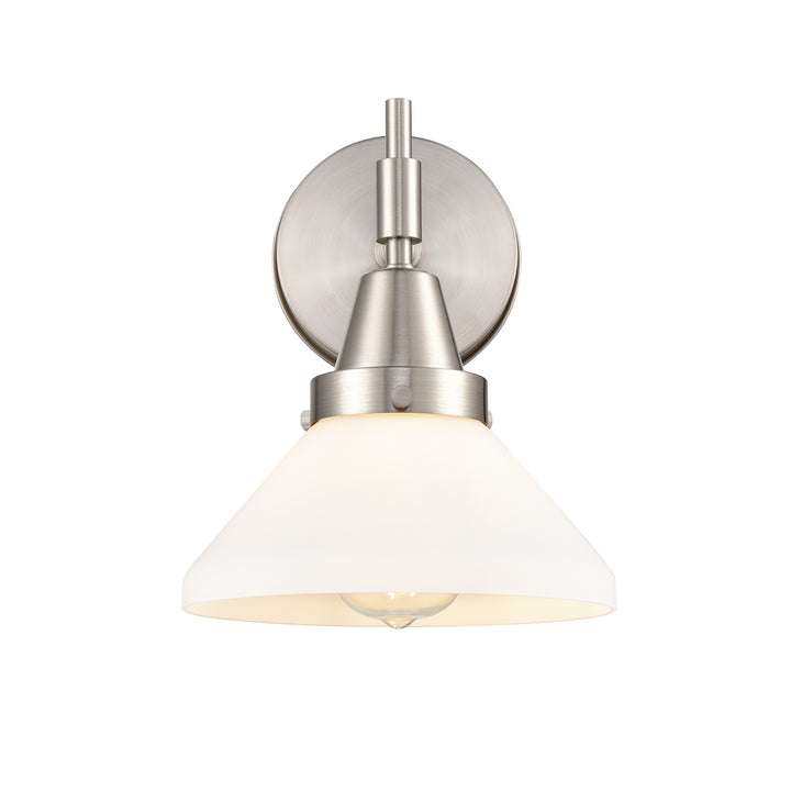 Innovations Caden 447-1W-SN-W-LED Wall Sconce Light - Satin Nickel
