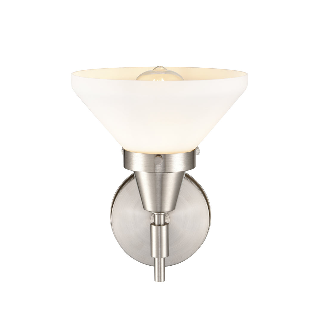 Innovations Caden 447-1W-SN-W-LED Wall Sconce Light - Satin Nickel