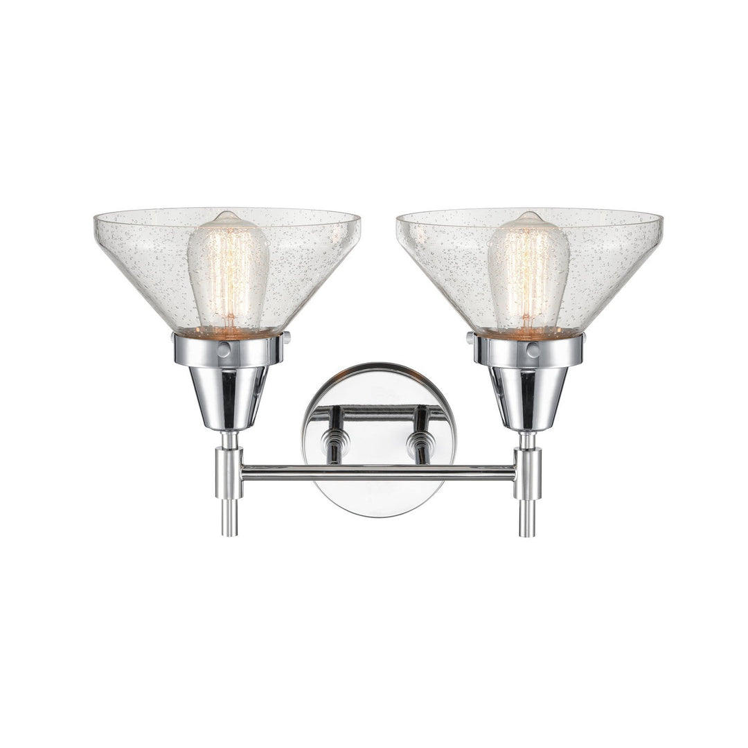 Innovations Caden 447-2W-PC-SDY-LED Bath Vanity Light 17 in. wide - Polished Chrome