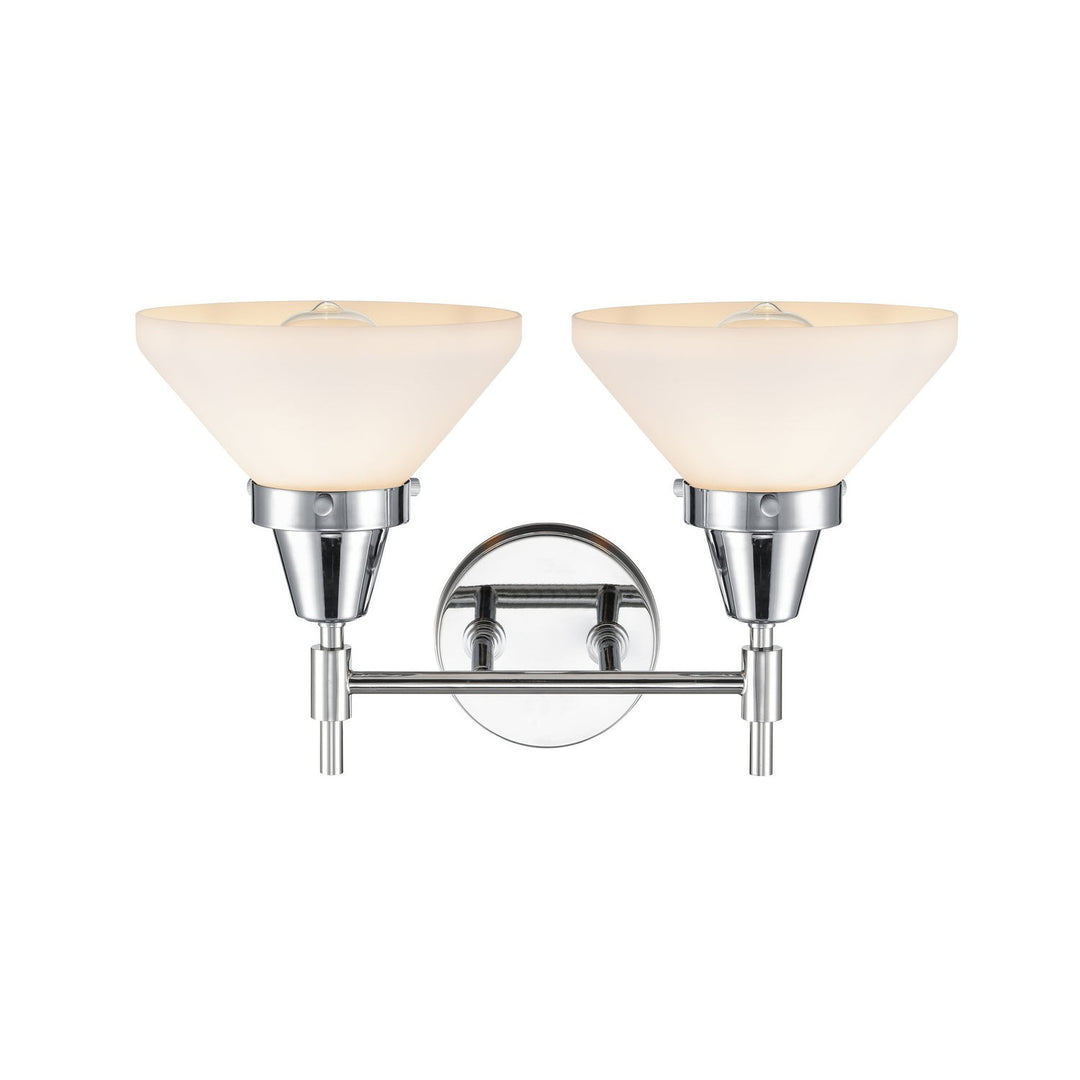 Innovations Caden 447-2W-PC-W-LED Bath Vanity Light 17 in. wide - Polished Chrome