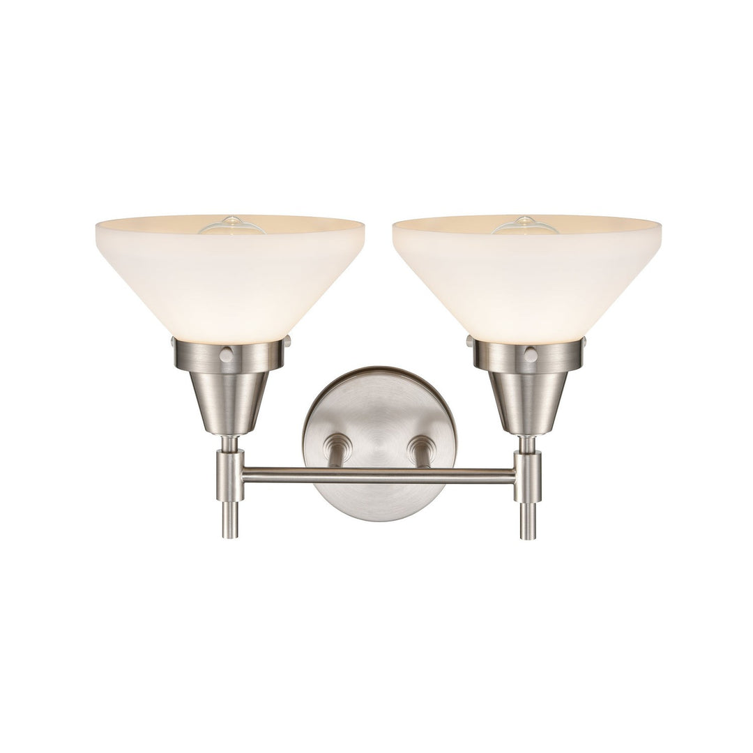 Innovations Caden 447-2W-SN-W-LED Bath Vanity Light 17 in. wide - Satin Nickel