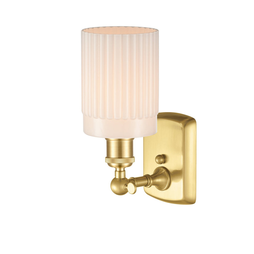 Innovations Ballston 516-1W-SG-G341-LED Wall Sconce Light - Satin Gold