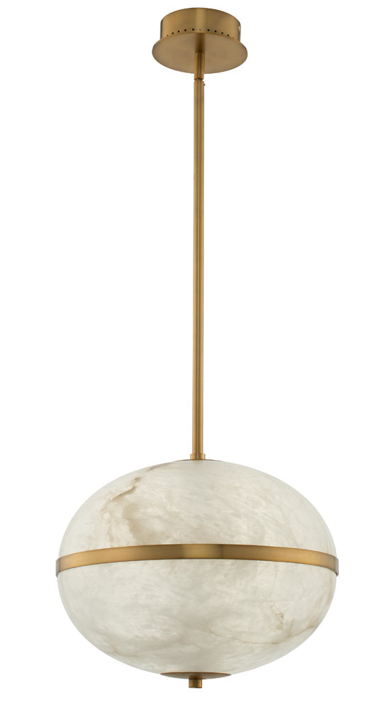 Kalco Canterbury 512555WB Pendant Light - Winter Brass