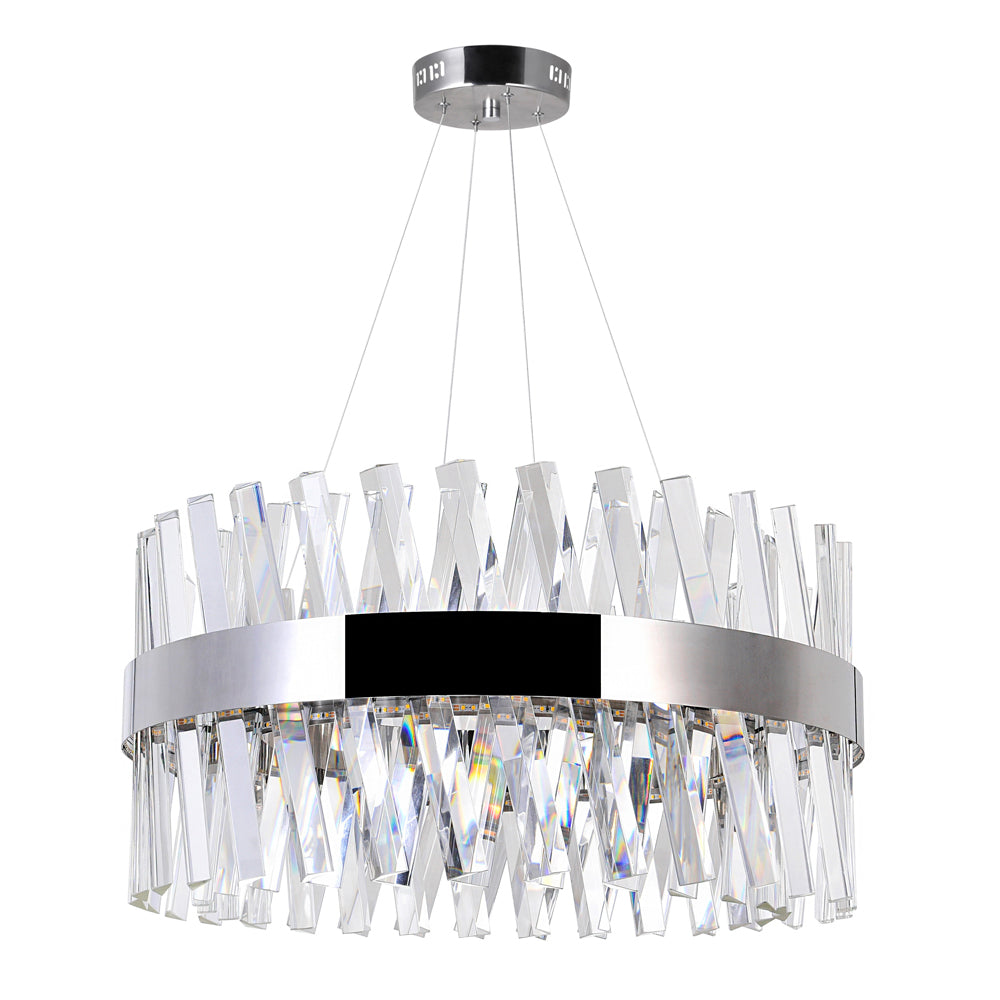 CWI Glace 1220p24-601 Chandelier Light - Chrome