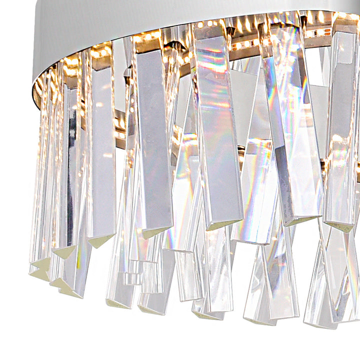 CWI Glace 1220p24-601 Chandelier Light - Chrome