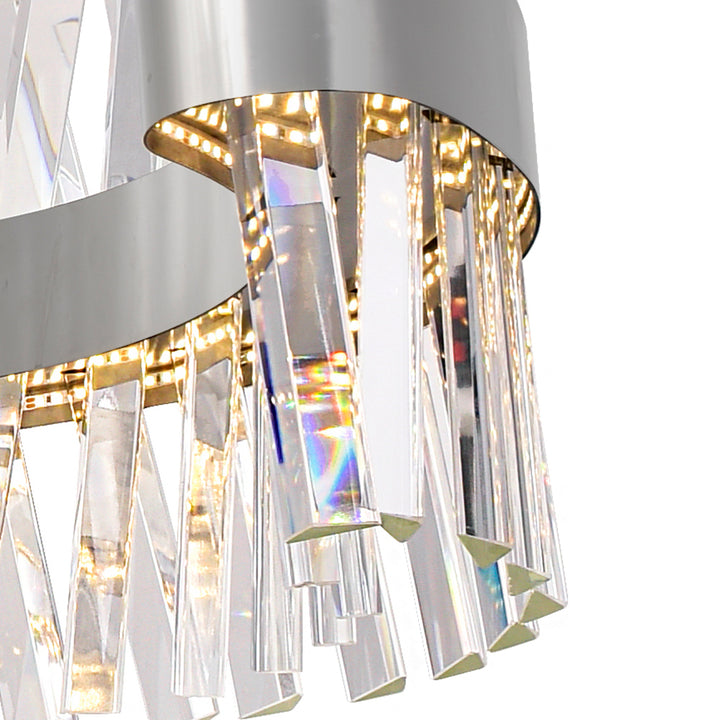 CWI Glace 1220p24-601-c Chandelier Light - Chrome