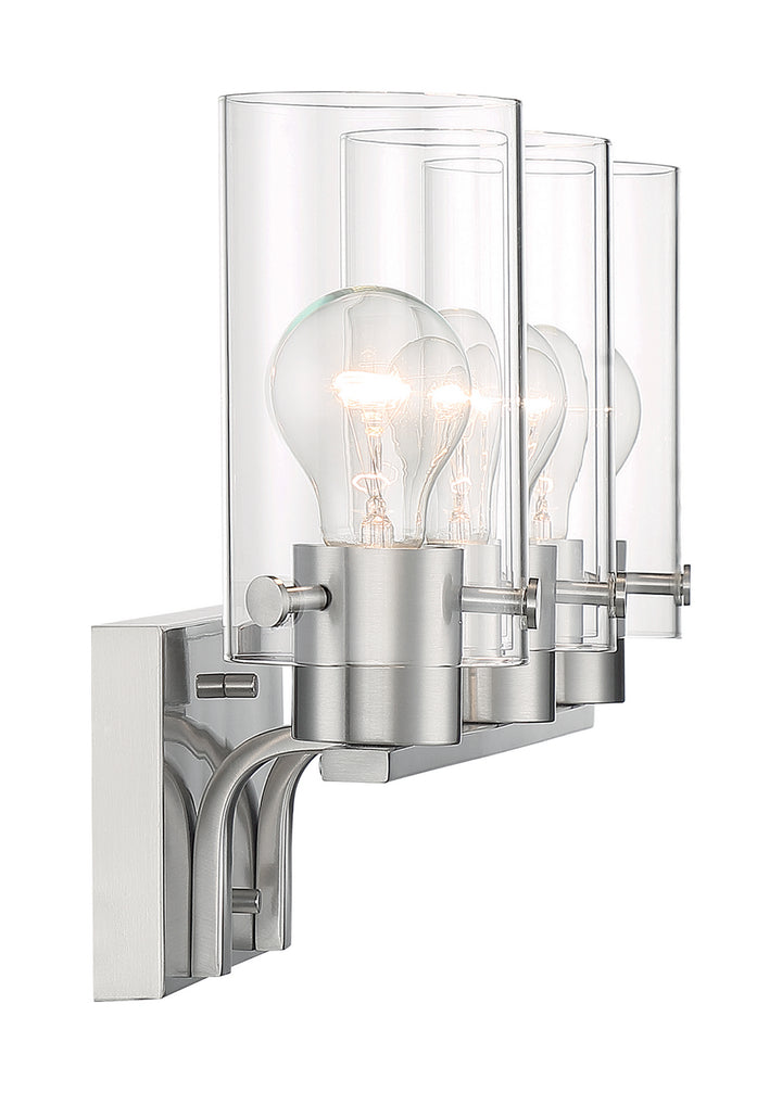 Nuvo Sommerset 60-7173 Bath Vanity Light 21 in. wide - Brushed Nickel