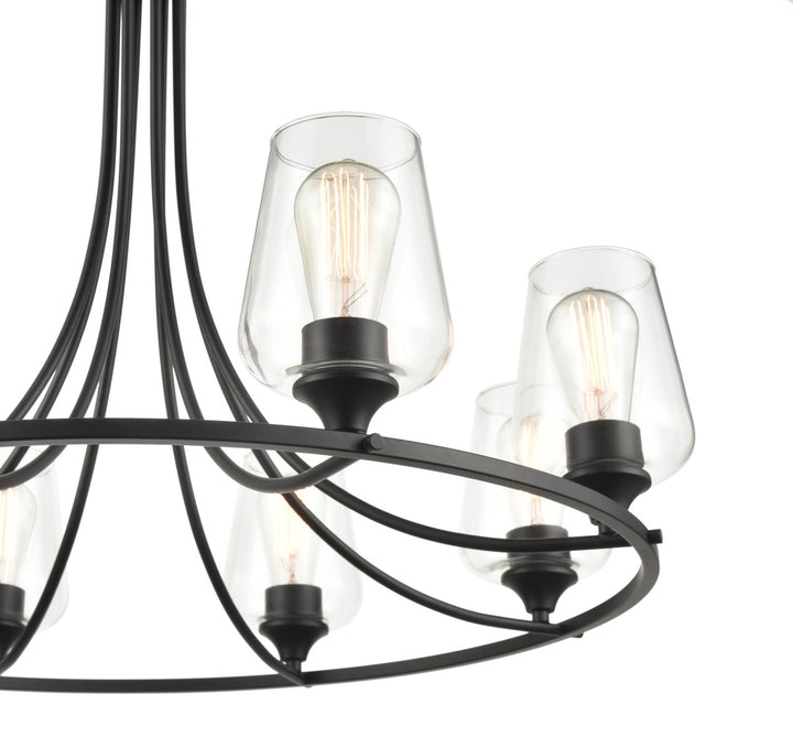 Millennium Ashford 9728-MB Chandelier Light - Matte Black