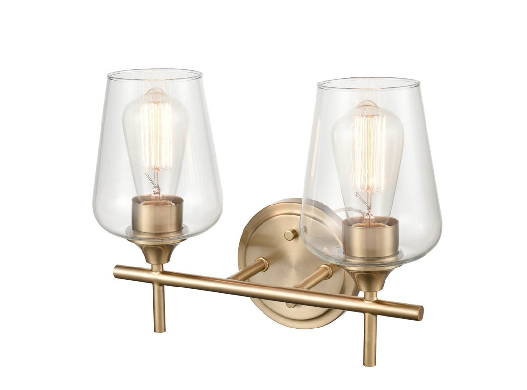 Millennium Ashford 9702-MG Bath Vanity Light 14 in. wide - Modern Gold