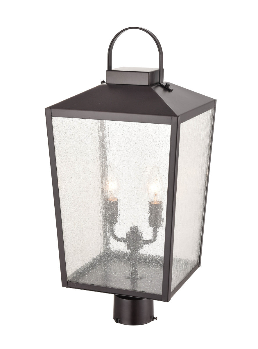 Millennium Lighting 2654-PBZ Devens Two Light Outdoor Post Lantern Outdoor Bronze / Dark