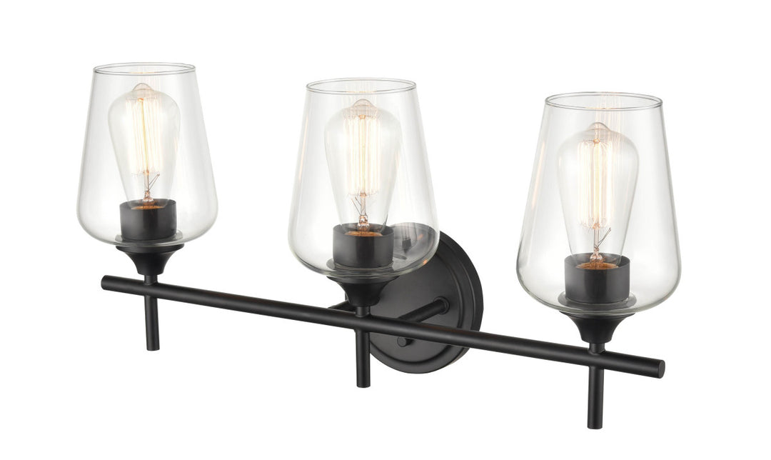 Millennium Ashford 9703-MB Bath Vanity Light 22 in. wide - Matte Black