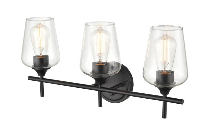 Millennium Ashford 9703-MB Bath Vanity Light 22 in. wide - Matte Black