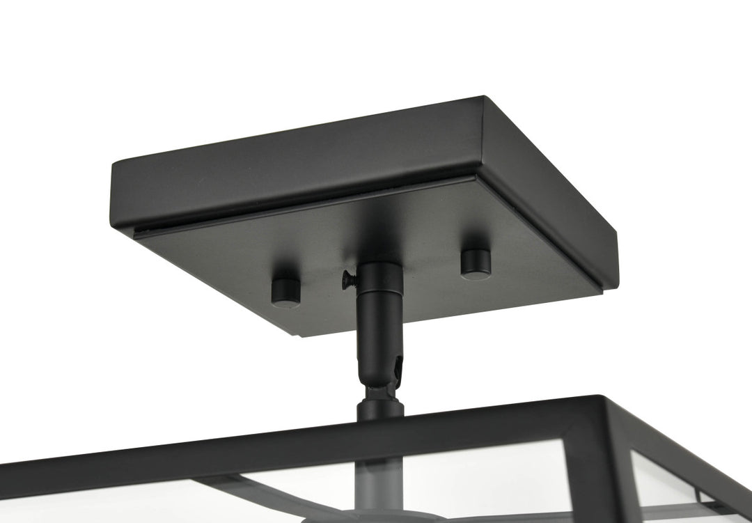 Millennium Lighting 8022-PBK Grant Two Light Outdoor Lantern Outdoor Black