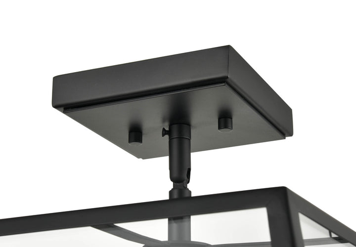 Millennium Lighting 8022-PBK Grant Two Light Outdoor Lantern Outdoor Black