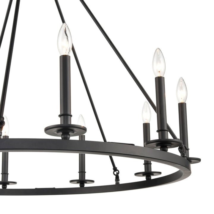 Millennium Florence 6710-MB Chandelier Light - Matte Black
