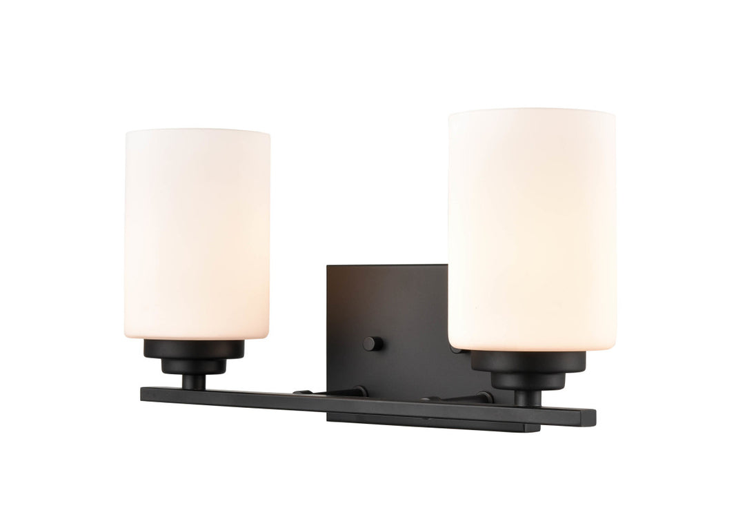 Millennium Durham 3182-MB Bath Vanity Light 15 in. wide - Matte Black