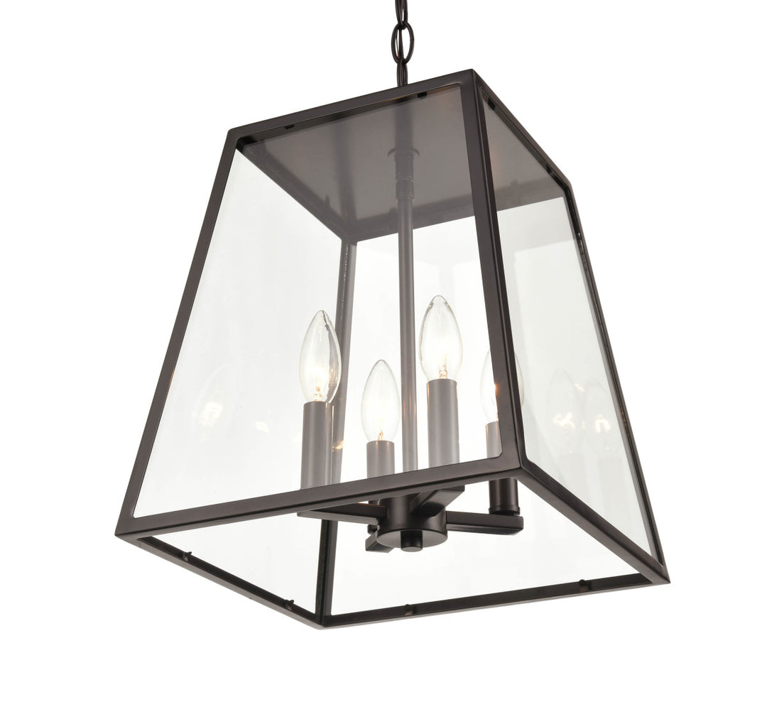 Millennium Lighting 8014-PBZ Grant Four Light Outdoor Lantern Outdoor Bronze / Dark