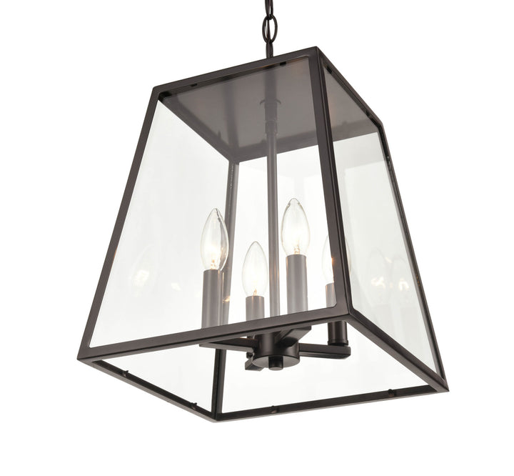 Millennium Lighting 8014-PBZ Grant Four Light Outdoor Lantern Outdoor Bronze / Dark