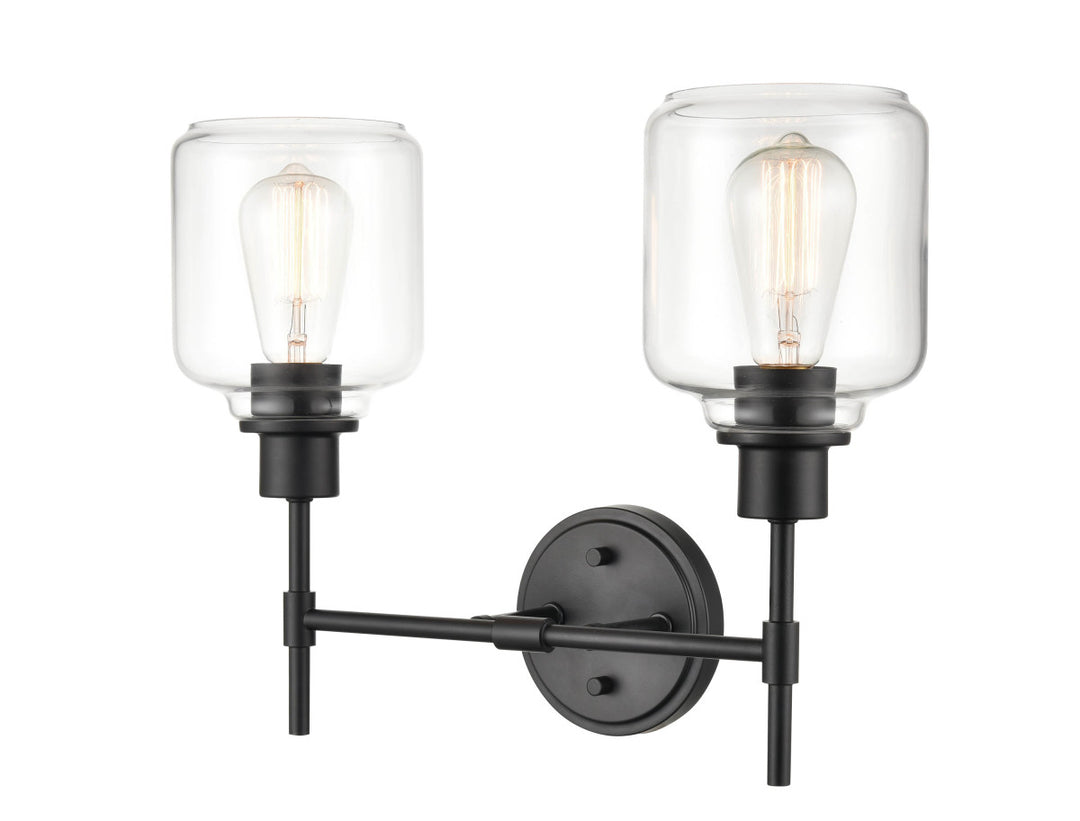 Millennium Asheville 6942-MB Wall Light - Matte Black