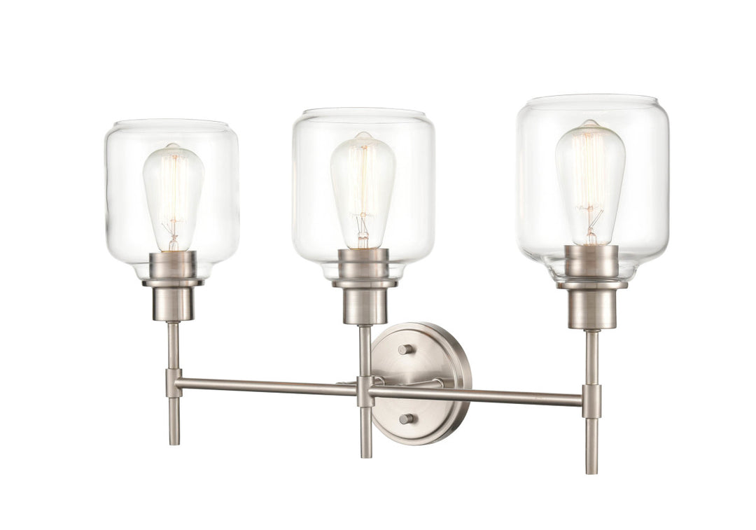 Millennium Asheville 6943-SN Bath Vanity Light 25 in. wide - Satin Nickel