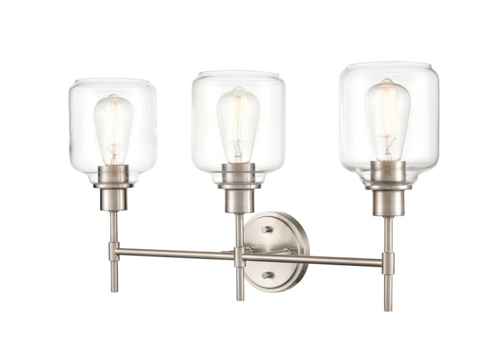 Millennium Asheville 6943-SN Bath Vanity Light 25 in. wide - Satin Nickel