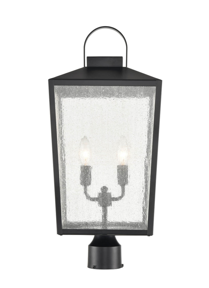 Millennium Lighting 2654-PBK Devens Two Light Outdoor Post Lantern Outdoor Black