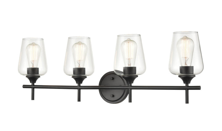Millennium Ashford 9704-MB Bath Vanity Light 31 in. wide - Matte Black