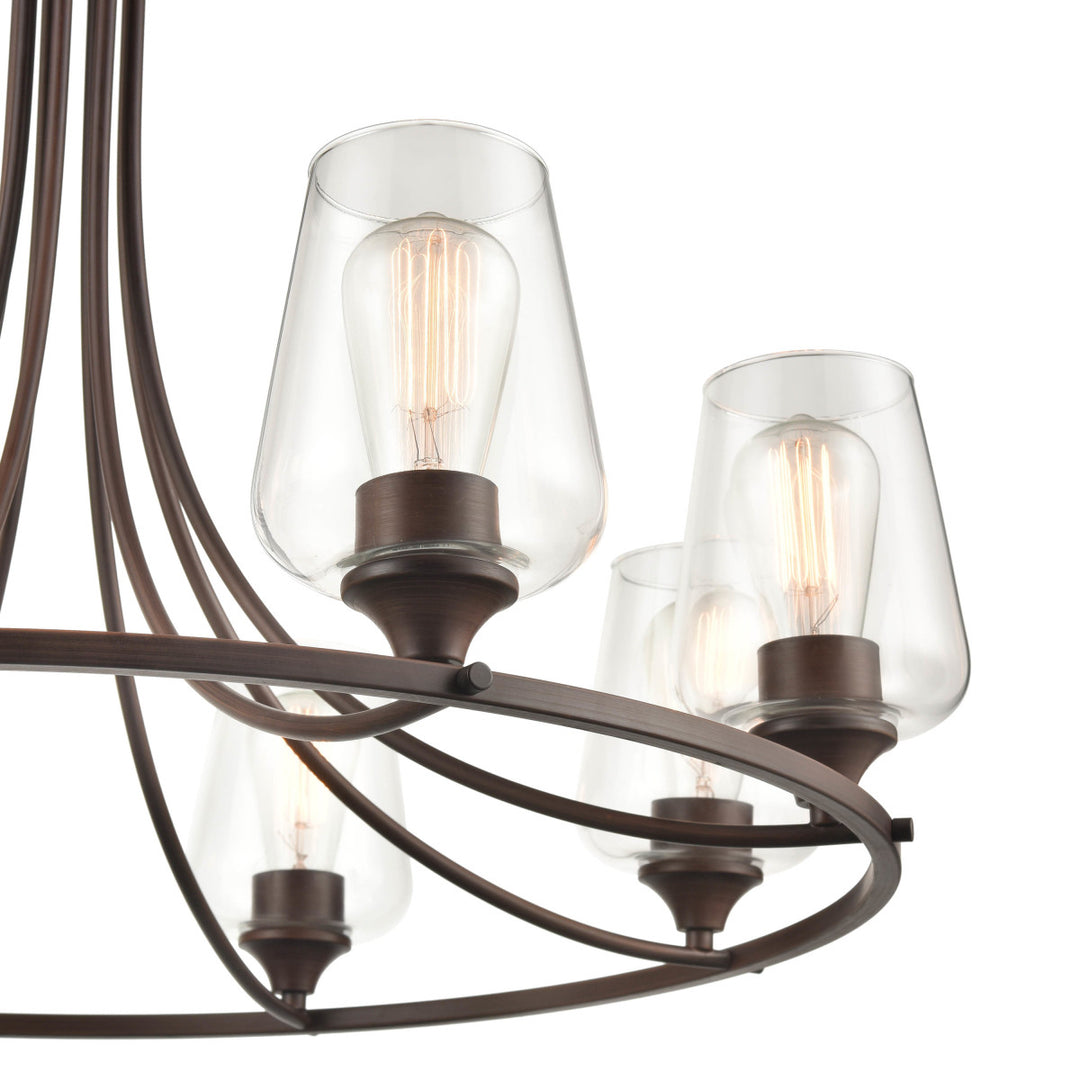 Millennium Ashford 9728-RBZ Chandelier Light - Rubbed Bronze