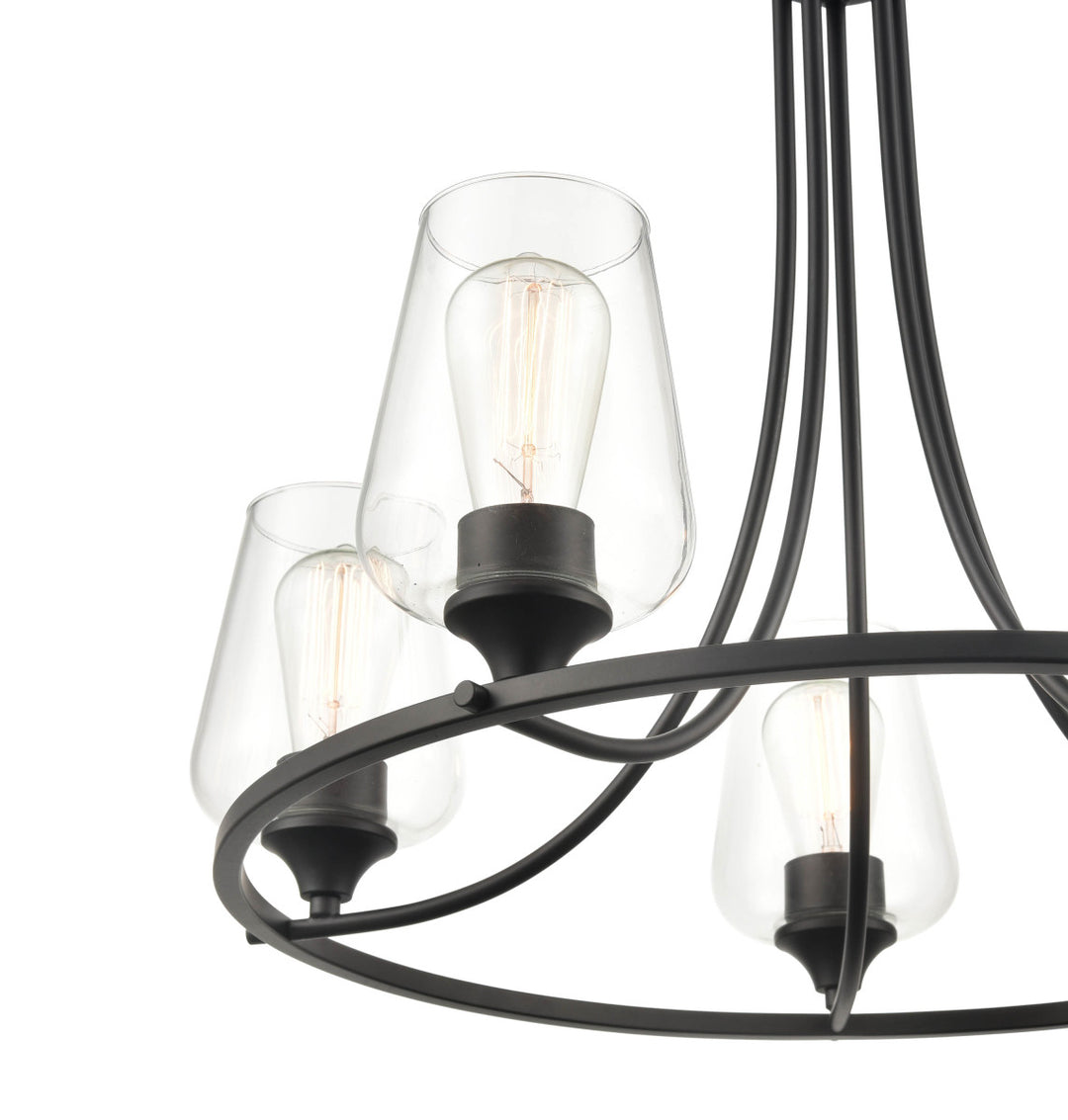 Millennium Ashford 9725-MB Chandelier Light - Matte Black