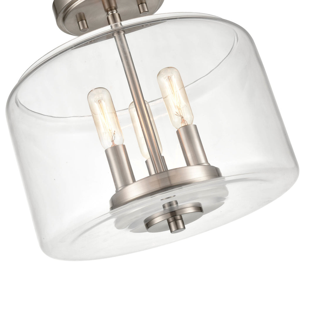 Millennium Asheville 6923-SN Ceiling Light - Satin NIckel