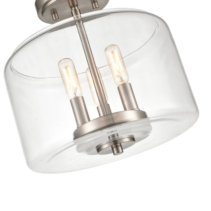 Millennium Asheville 6923-SN Ceiling Light - Satin NIckel