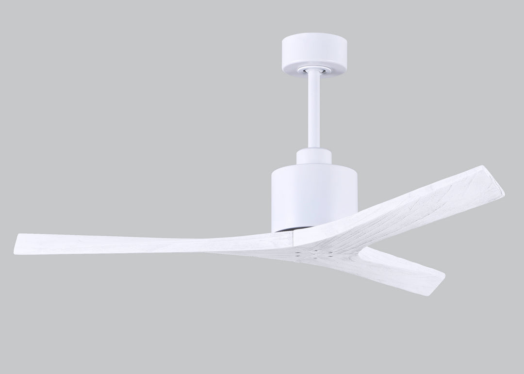 Matthews Fan Company Mollywood MW-MWH-MWH-52 Ceiling Fan 52 - Matte White, Matte White/