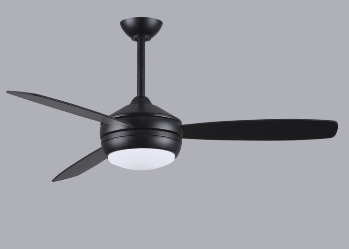 Matthews Fan Company T-24 T24-BK-OOBK-52 Ceiling Fan 52 - Matte Black, Old Oak/Matte Black/