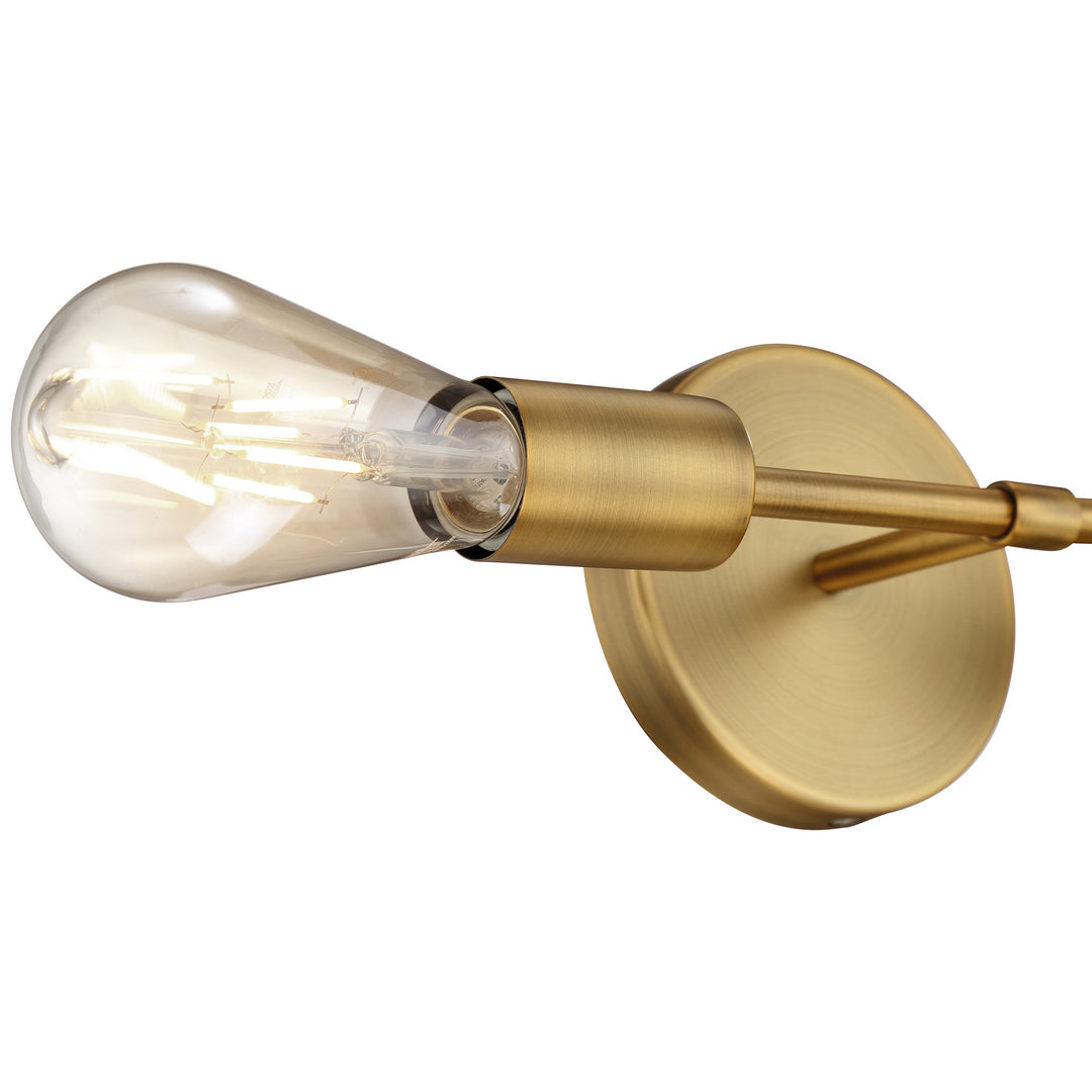 Access Iconic 62300LEDDLP-ABB Wall Sconce Light - Antique Brushed Brass