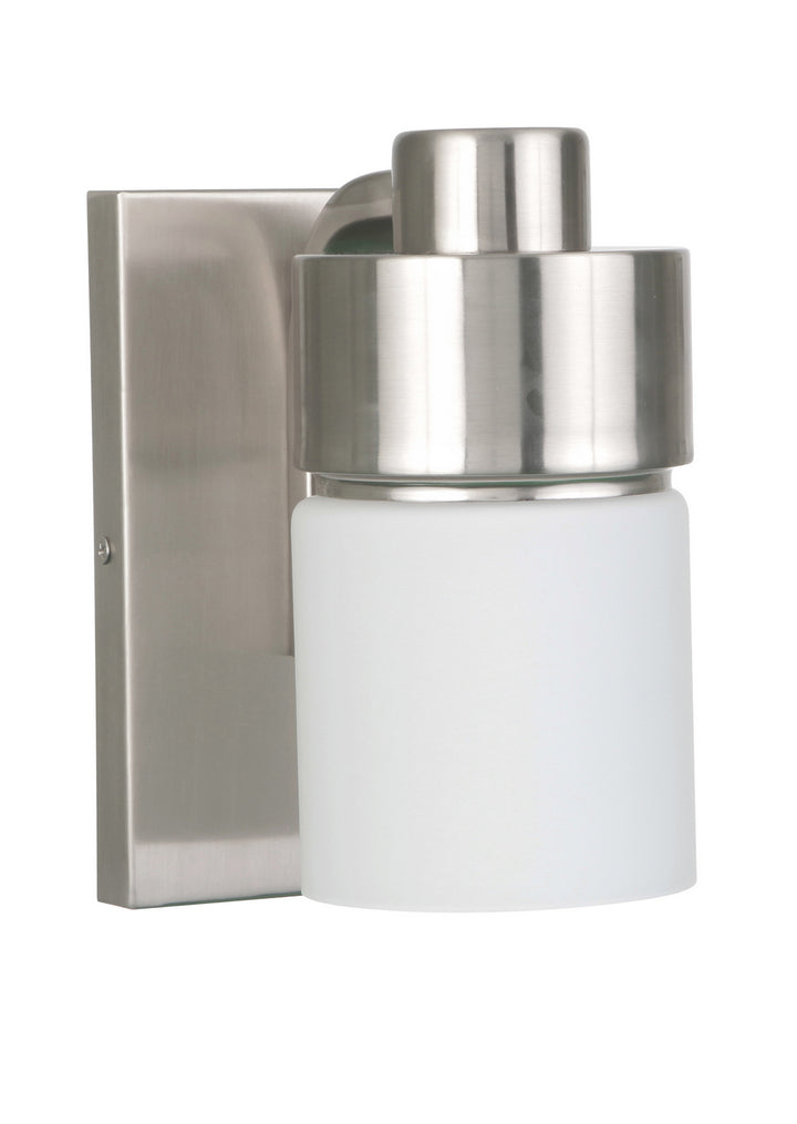 Craftmade District 12305BNK1 Wall Sconce Light - Brushed Polished Nickel