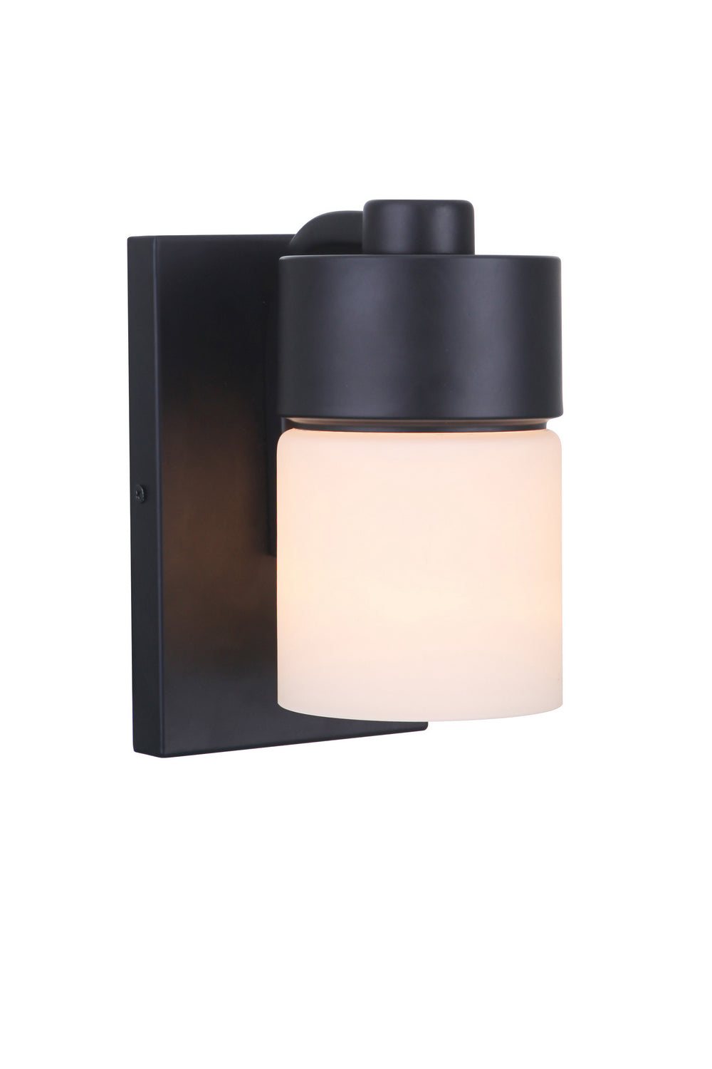 Craftmade District 12305FB1 Wall Sconce Light - Flat Black