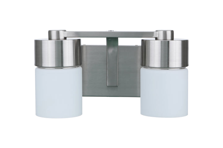 Craftmade District 12314BNK2 Bath Vanity Light 14 in. wide - Brushed Polished Nickel