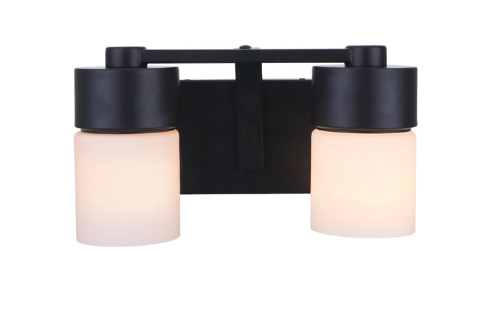 Craftmade District 12314FB2 Bath Vanity Light 14 in. wide - Flat Black