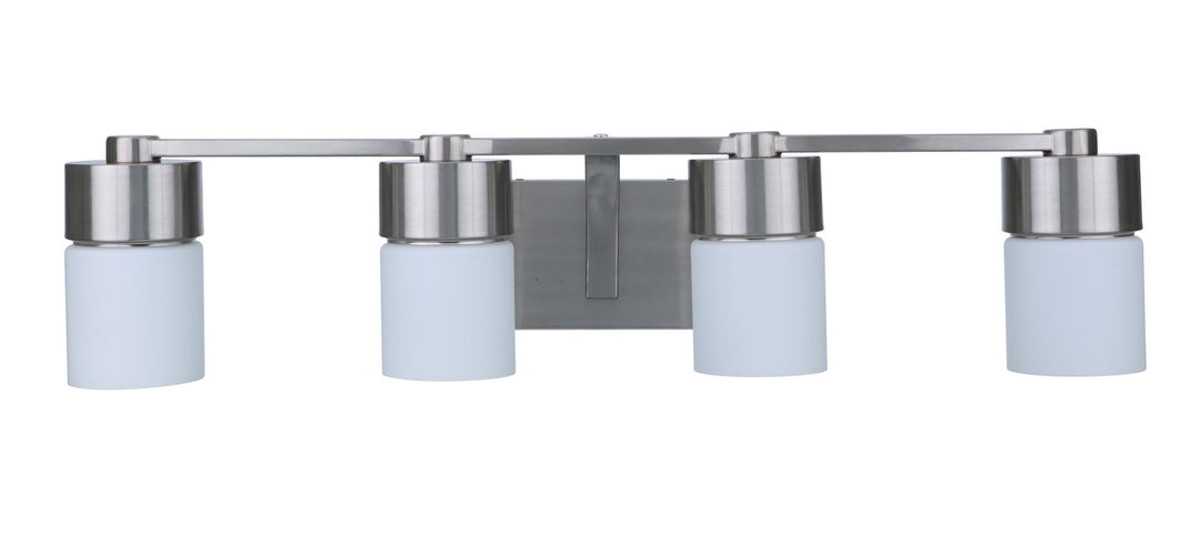 Craftmade District 12331BNK4 Bath Vanity Light 32 in. wide - Brushed Polished Nickel