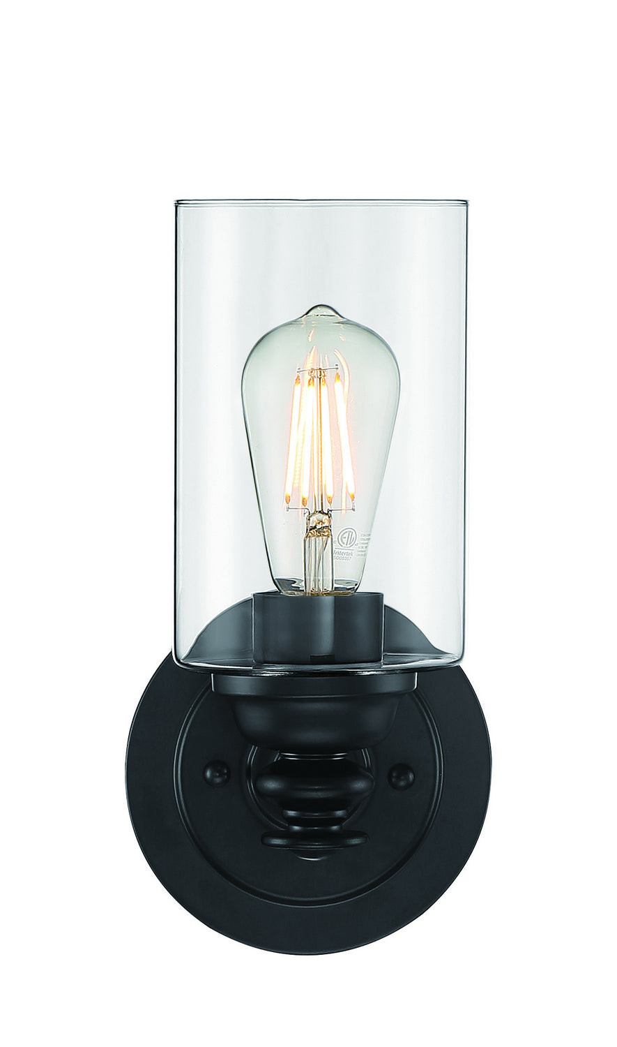 Craftmade Dardyn 49801-FB-C Wall Sconce Light - Flat Black