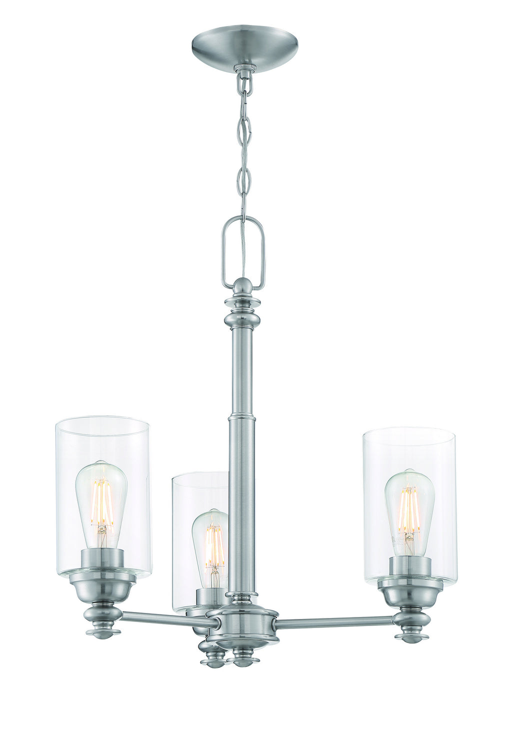 Craftmade Dardyn 49823-BNK-C Chandelier Light - Brushed Polished Nickel