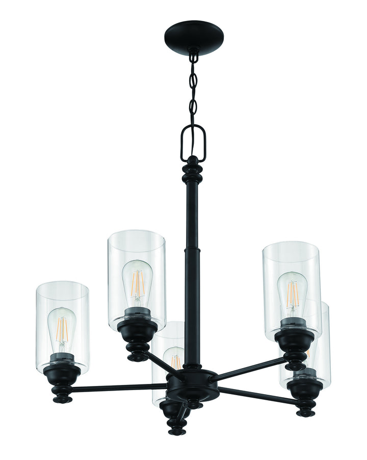 Craftmade Dardyn 49825-FB-C Chandelier Light - Flat Black