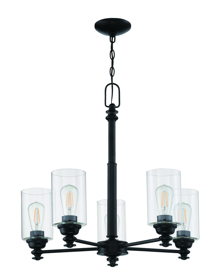 Craftmade Dardyn 49825-FB-C Chandelier Light - Flat Black