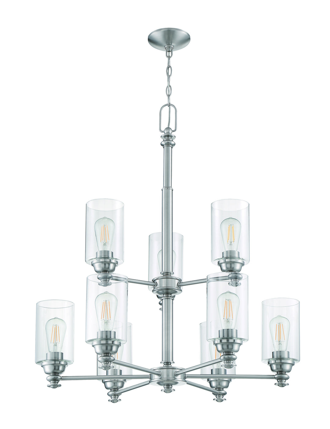 Craftmade Dardyn 49829-BNK-C Chandelier Light - Brushed Polished Nickel