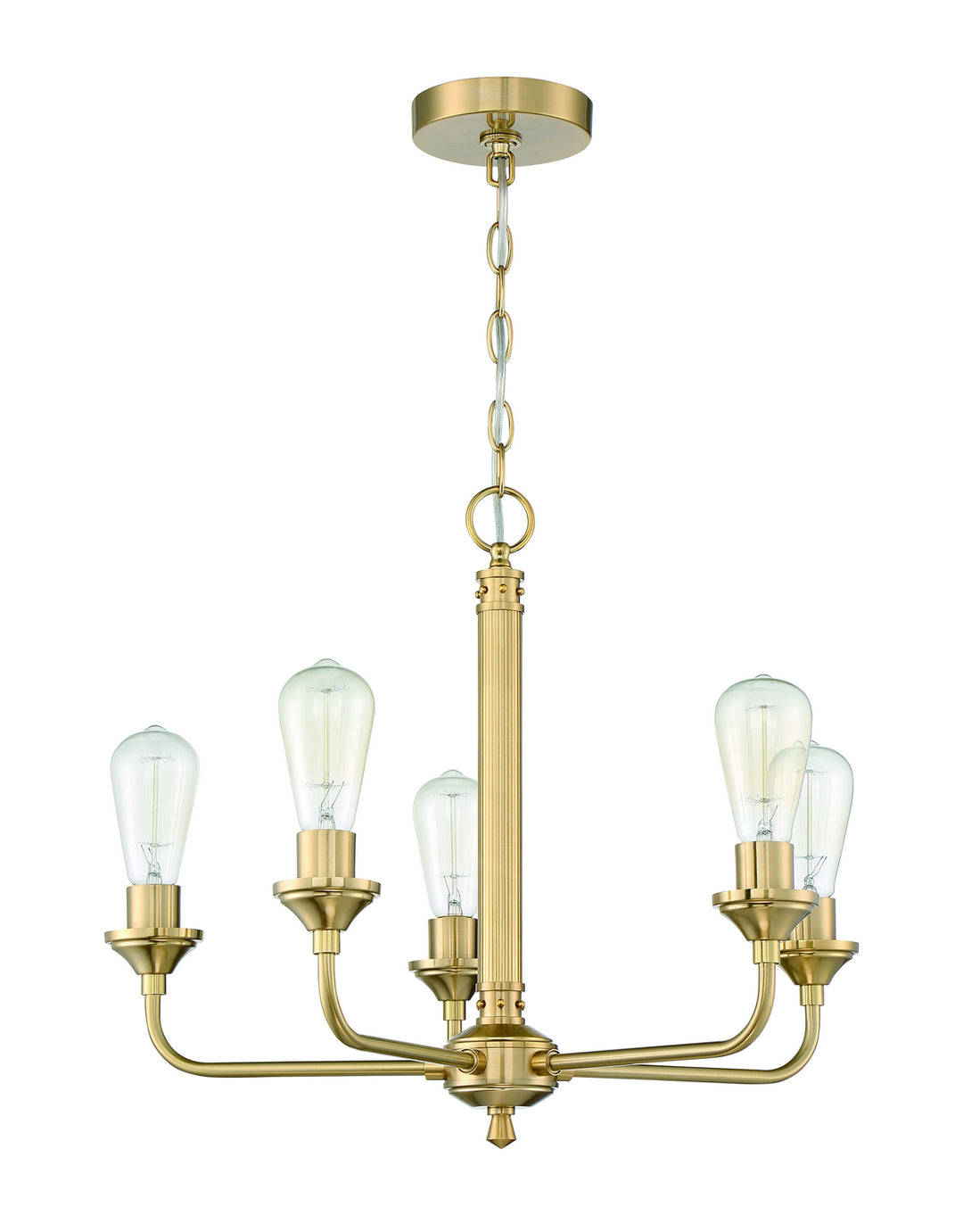 Craftmade Bridgestone 53025-SB Chandelier Light - Satin Brass