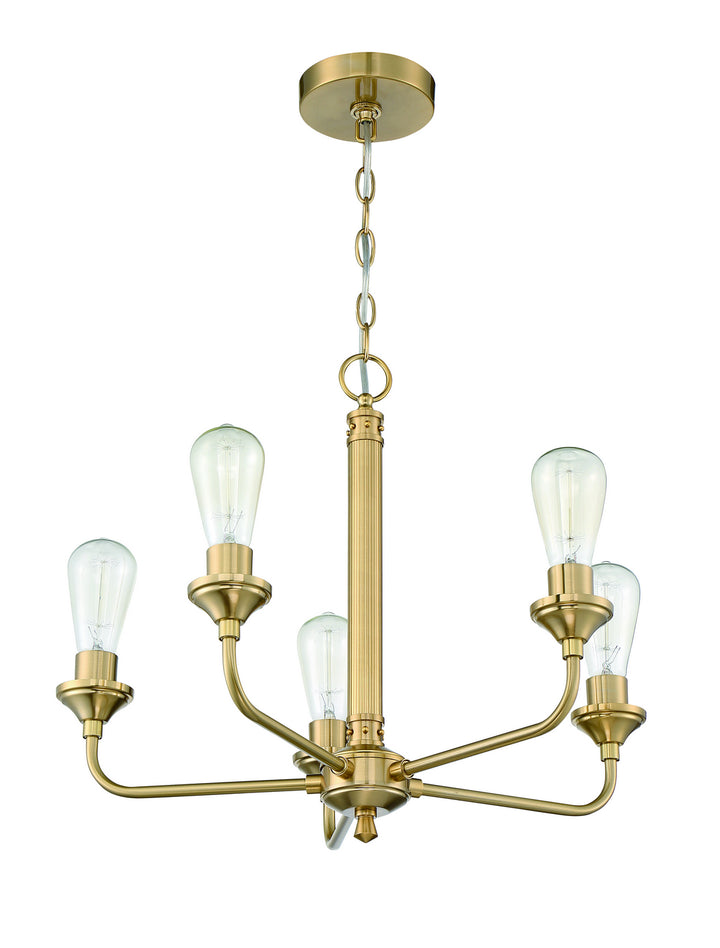 Craftmade Bridgestone 53025-SB Chandelier Light - Satin Brass
