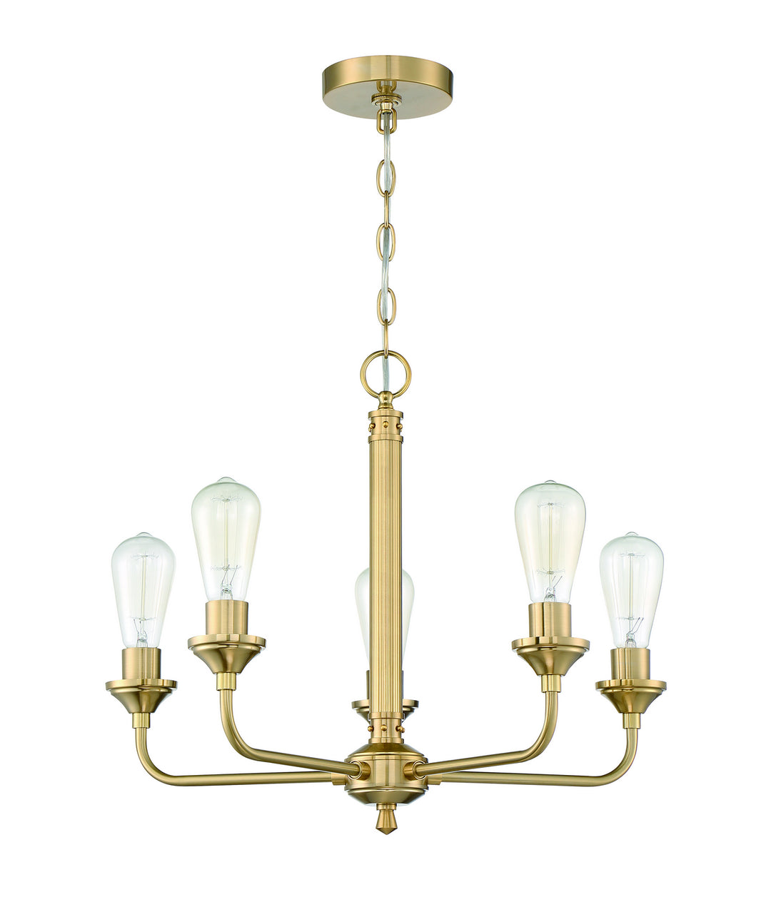 Craftmade Bridgestone 53025-SB Chandelier Light - Satin Brass