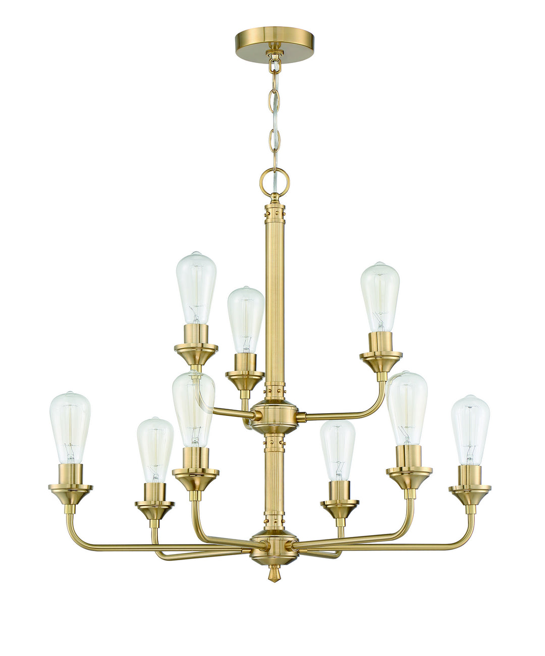 Craftmade Bridgestone 53029-SB Chandelier Light - Satin Brass