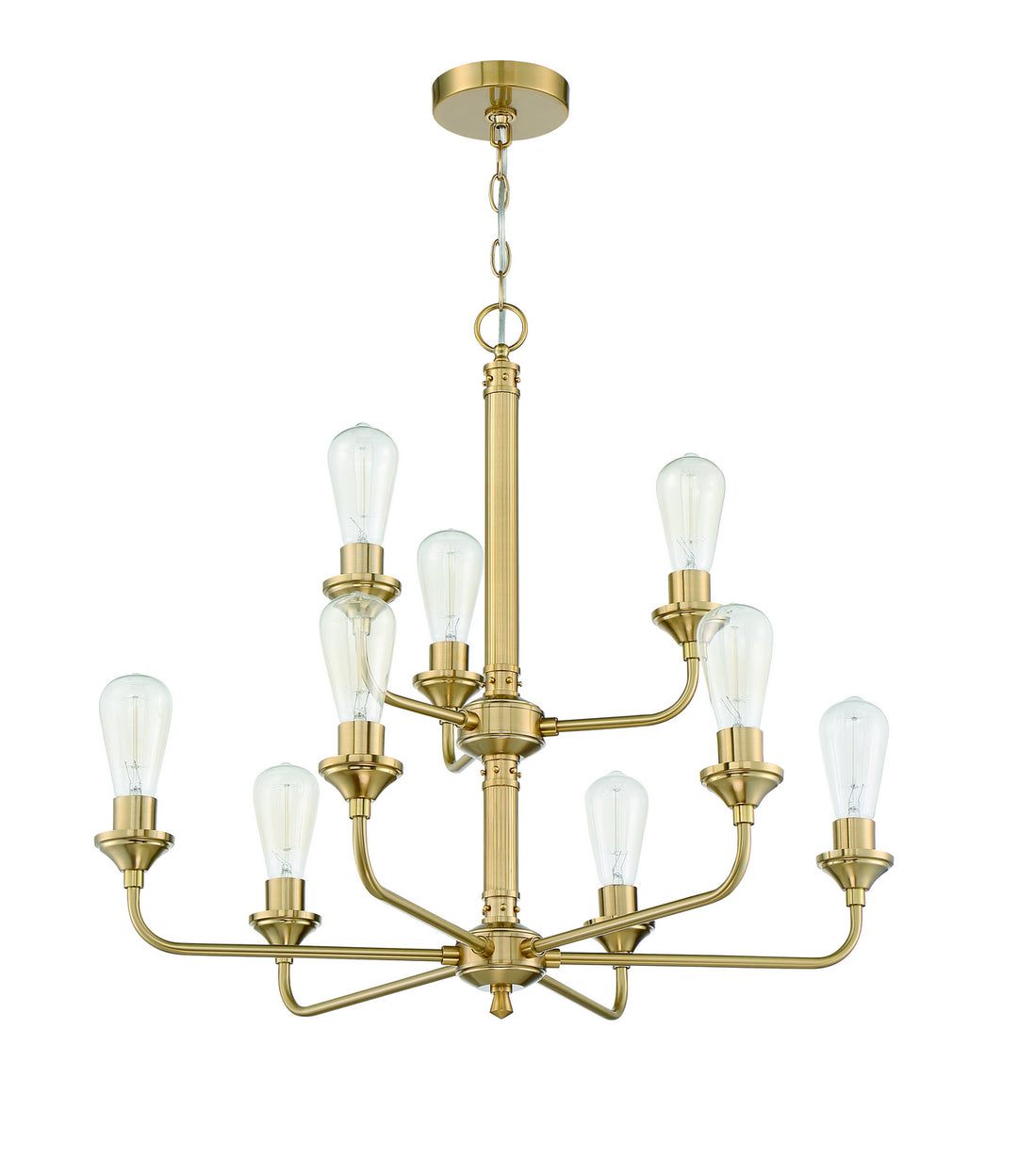 Craftmade Bridgestone 53029-SB Chandelier Light - Satin Brass