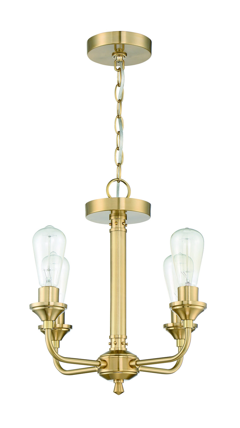 Craftmade Bridgestone 53054-SB Chandelier Light - Satin Brass